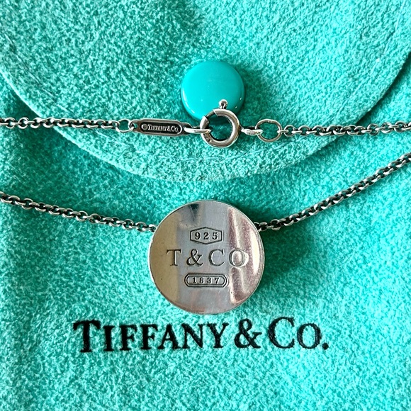 Tiffany & Co. 1837 Concave Disc Pendant Necklace - Picture 4 of 7
